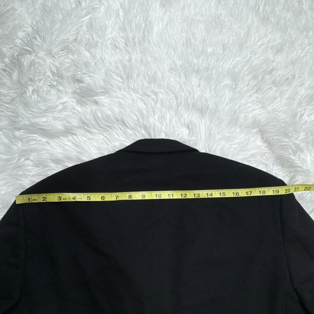 Men's 100% Cashmere Sport Coat Blazer Marshall Fields Sz 39 Black Formal Wedding